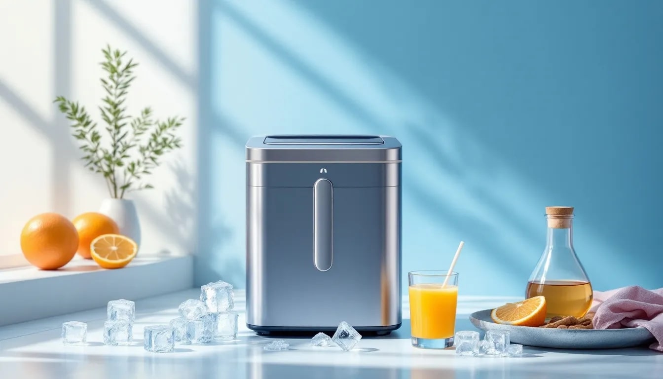 Présente la marque Klarstein et sa gamme de machines à glaçon